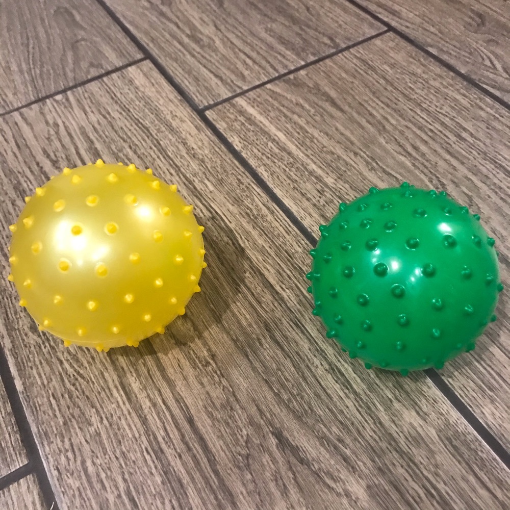 Фотография покупателя товара Мяч массажный, d=8 см, 15 г, цвет МИКС - Фото 5
