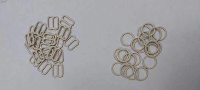 Фотография покупателя товара Регулятор для бретелей, металлический, 10 мм, 20 шт., белый - Фото 1