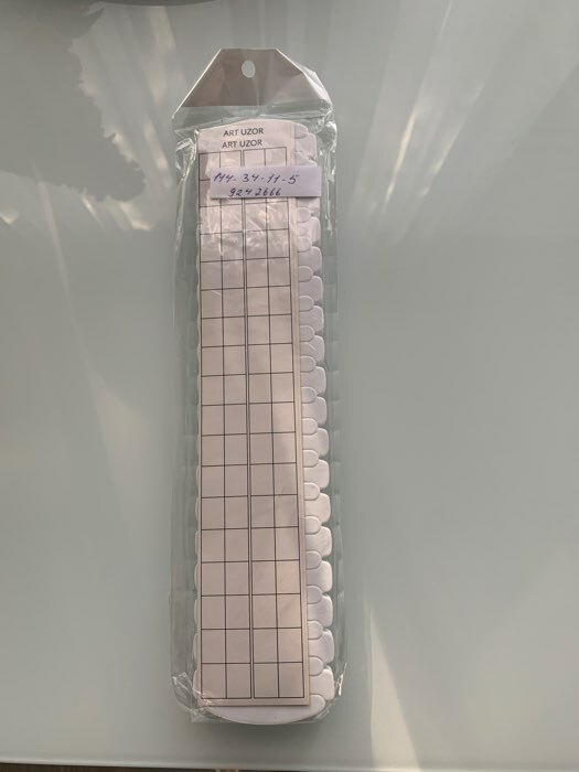 Фотография покупателя товара Органайзер для ниток мулине на 36 цветов, с наклейками, 27 см, цвет белый