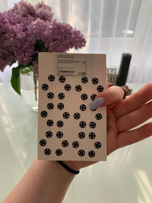 Фотография покупателя товара Кнопки пришивные, d=16 мм, 20 шт., цвет чёрный - Фото 1