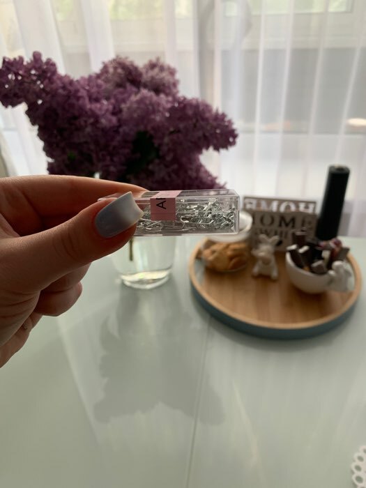 Фотография покупателя товара Булавки английские, 19 мм, 80 шт., цвет серебряный