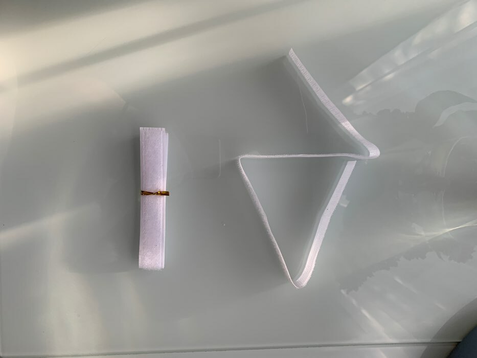 Фотография покупателя товара Липучка, 20 мм, 50 см, белая - Фото 6