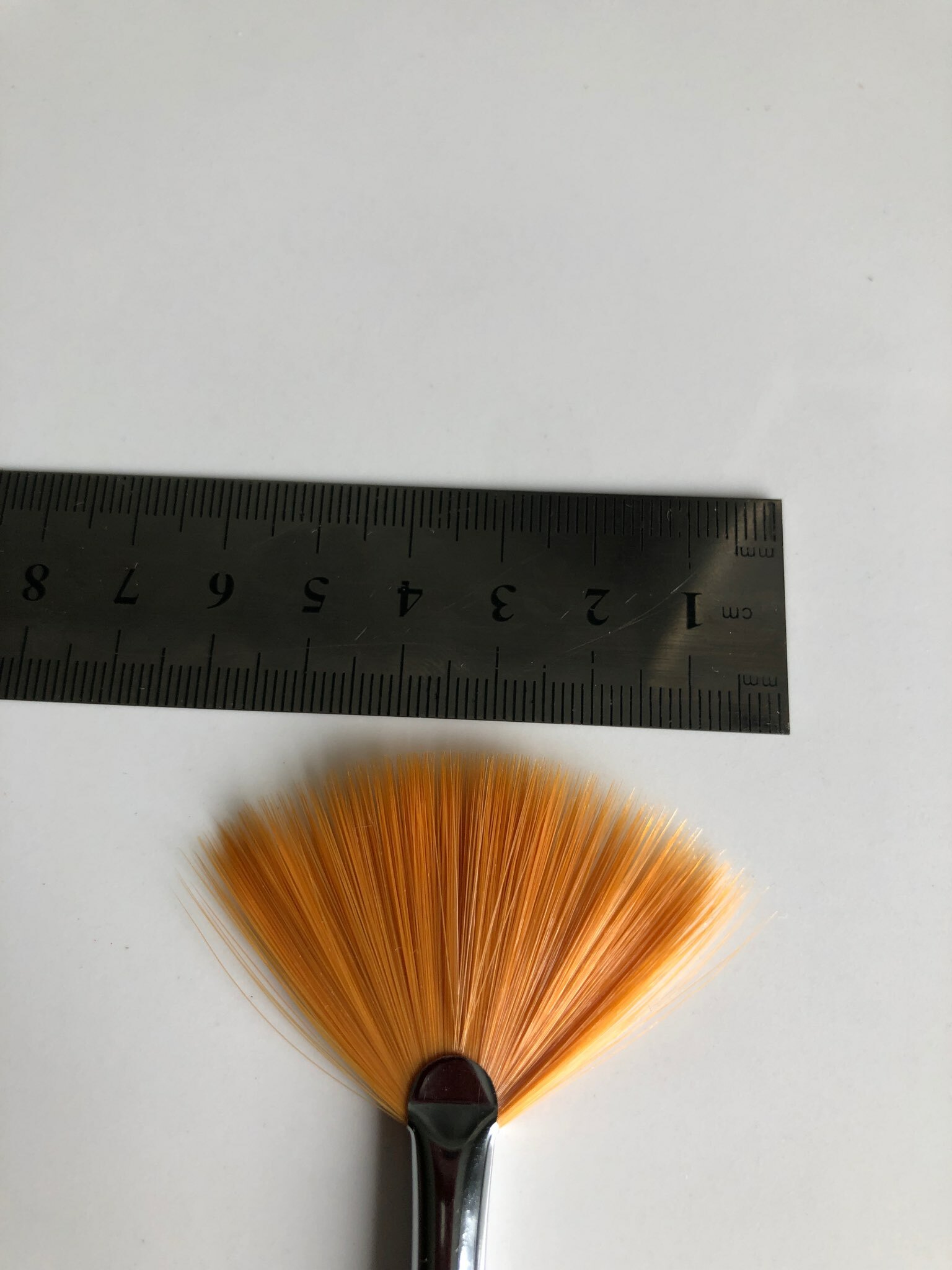 Фотография покупателя товара Кисть Веерная Синтетика, HANA Фантазируй № 6 (длина волоса 33 мм), короткая ручка матовая - Фото 2