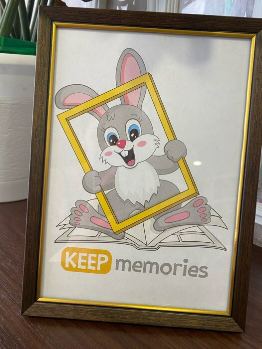 Фотография покупателя товара Фоторамка для фото 21×30 см Keep memories, Asta, пластик, коричневый с золотом - Фото 1