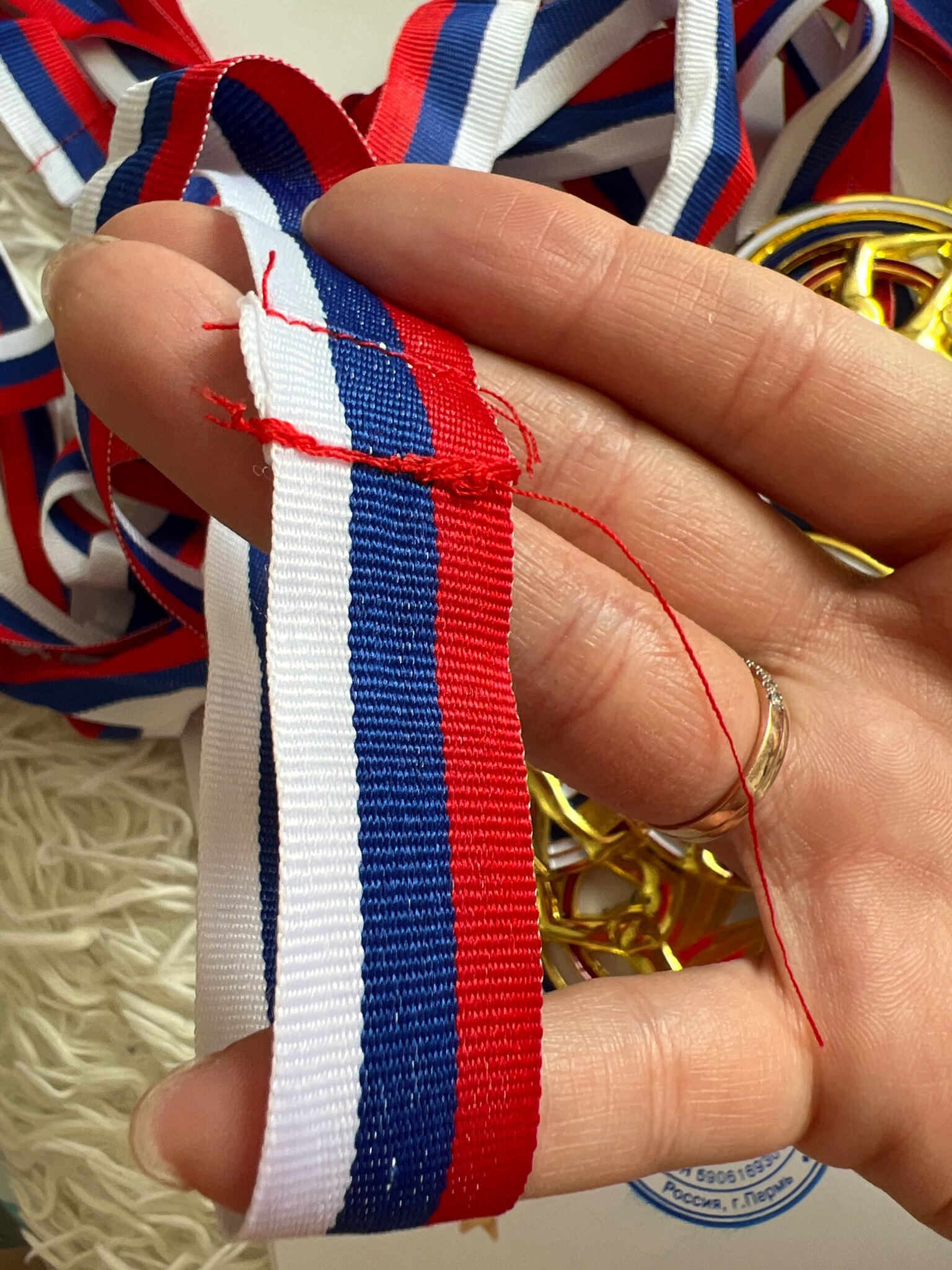 Фотография покупателя товара Медаль тематическая «Гимнастика», золото, d=6 см - Фото 1