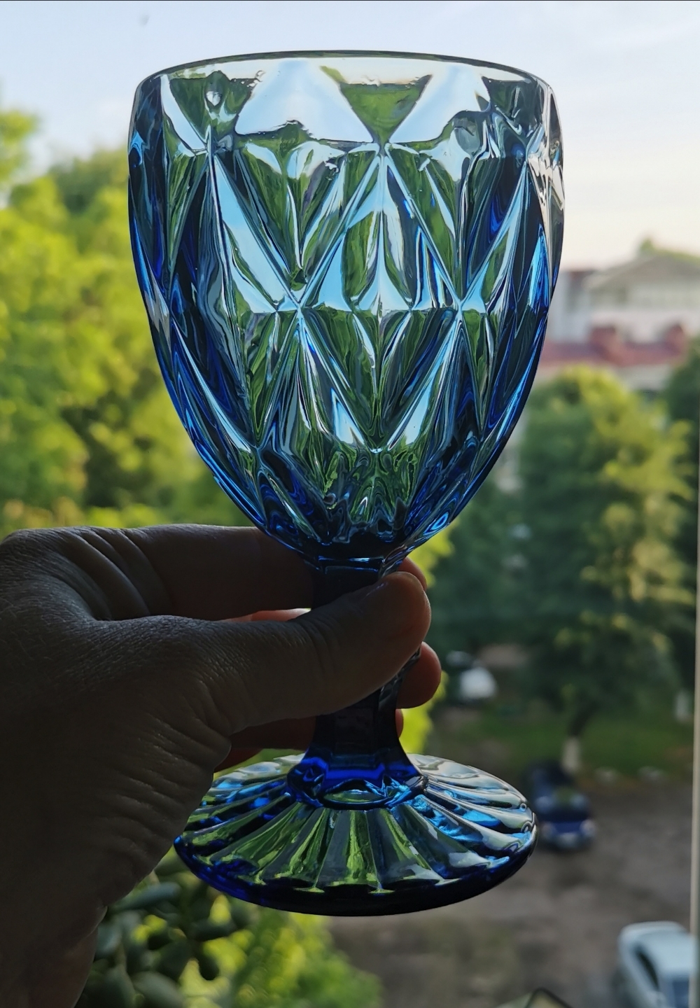 Фотография покупателя товара Бокал стеклянный Magistro «Круиз», 250 мл, 8×15,3 см, цвет синий - Фото 21