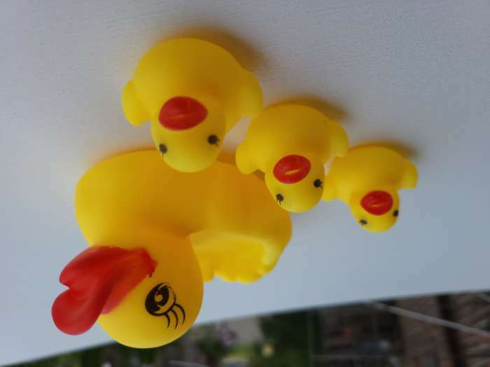 Фотография покупателя товара Резиновые игрушки для ванны Крошка Я «Мыльница: Уточки», 10.5 см, с пищалкой, в наборе 4 шт. - Фото 6