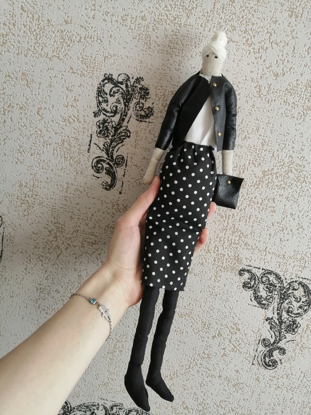Фотография покупателя товара Интерьерная кукла «Коко», набор для шитья, 18 × 22 × 3,6 см - Фото 8