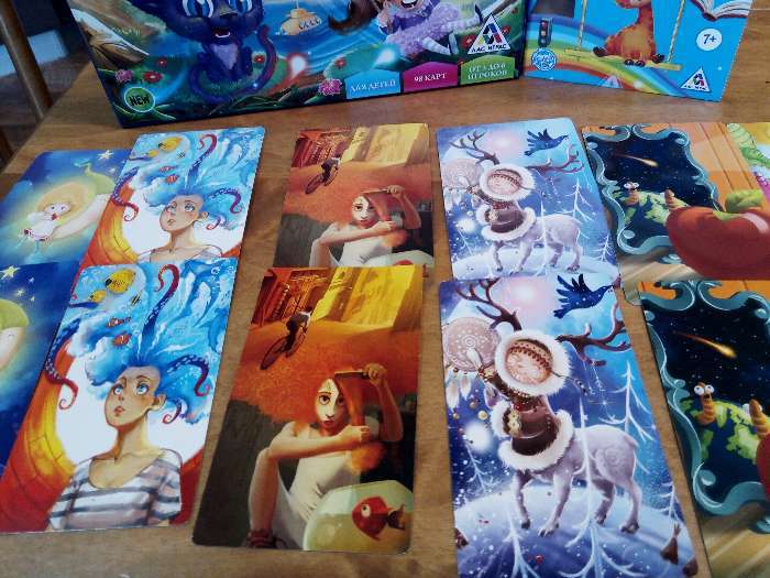 Фотография покупателя товара Настольная игра на асоциации и воображение «Дримикум. Детский», 98 карт, 8+