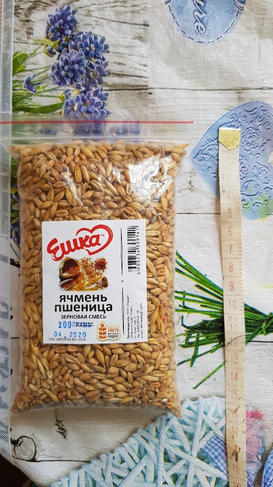 Фотография покупателя товара Зерновая смесь «Ешка» ячмень, пшеница, 200 г - Фото 3
