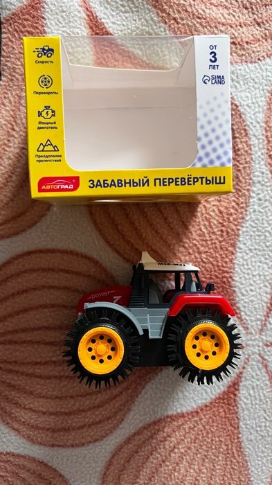 Фотография покупателя товара Трактор-перёвертыш «Хозяин фермы», работает от батареек, цвет красный - Фото 25