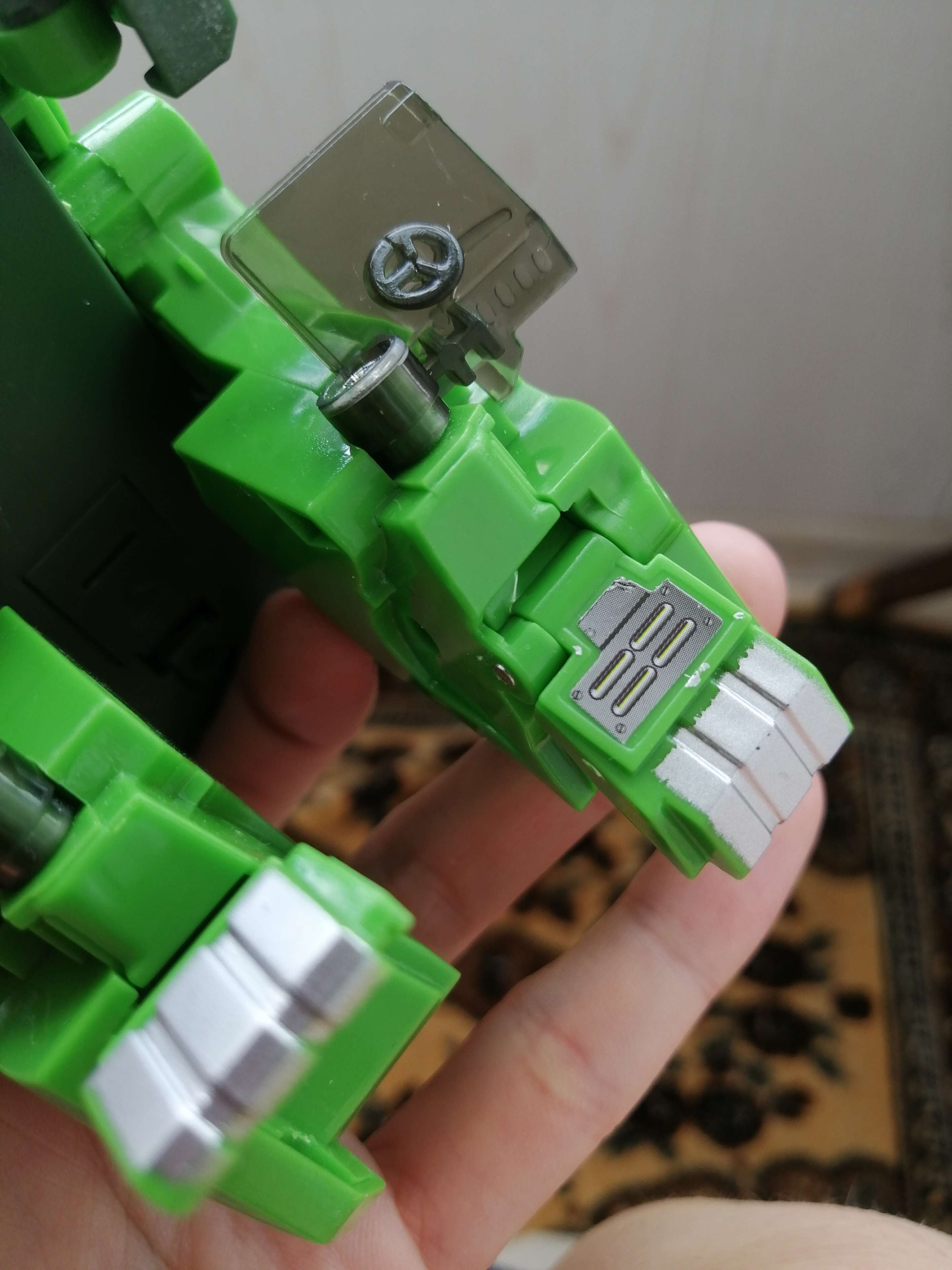 Фотография покупателя товара Робот с трансформацией «Динобот», световые и звуковые эффекты, цвета зелёный - Фото 7