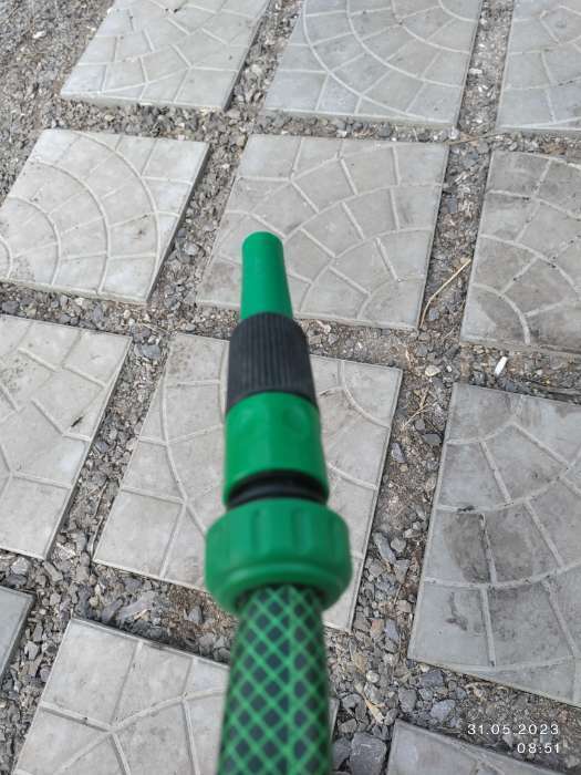 Фотография покупателя товара Насадка поливочная регулируемая, «РОСТОК» - Фото 2