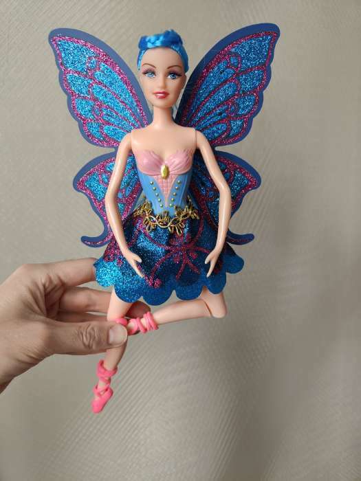 Фотография покупателя товара Кукла сказочная «Бабочка-балерина» с аксессуарами - Фото 3