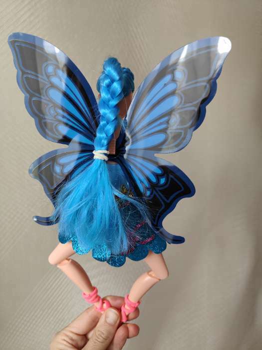 Фотография покупателя товара Кукла сказочная «Бабочка-балерина» с аксессуарами - Фото 2