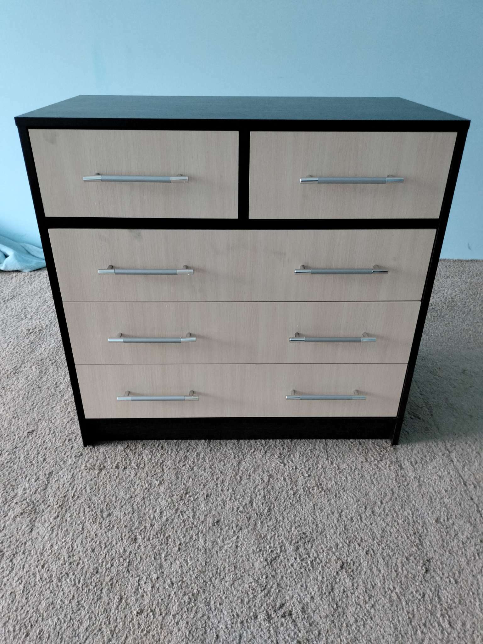 Фотография покупателя товара Комод 850 Милан, 820х850х450, Венге/Дуб молочный - Фото 2