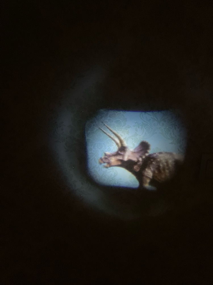 Фотография покупателя товара Проектор-фонарик «Эра динозавров», свет, цвета МИКС - Фото 8