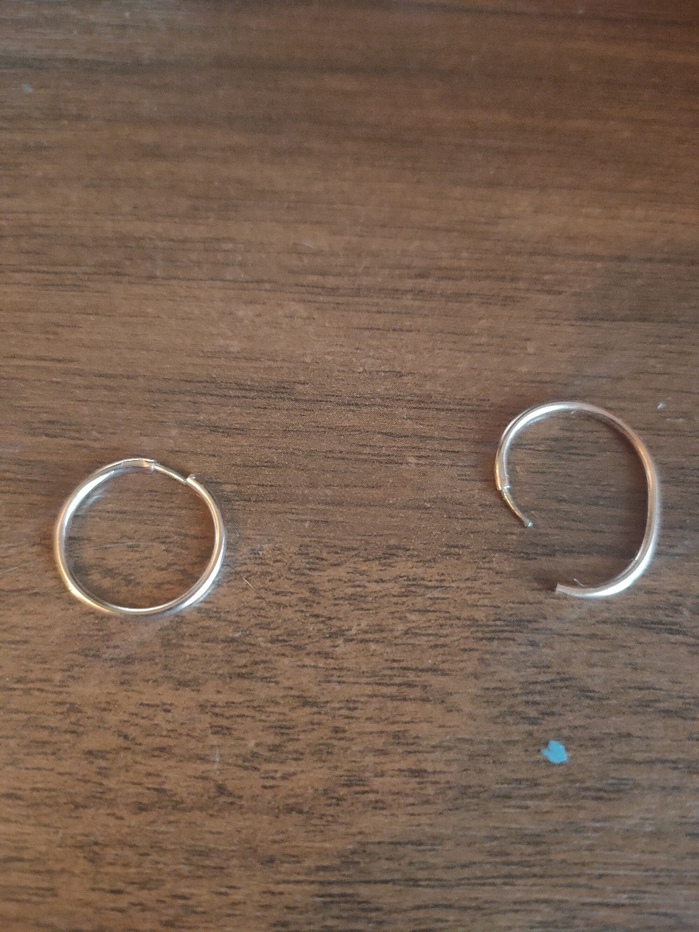 Фотография покупателя товара Серьги-кольца «Малые», d=1,6 см, розовое золочение - Фото 1