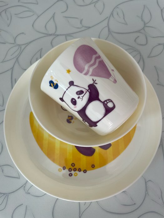 Фотография покупателя товара Набор детской посуды Play with Me Panda
