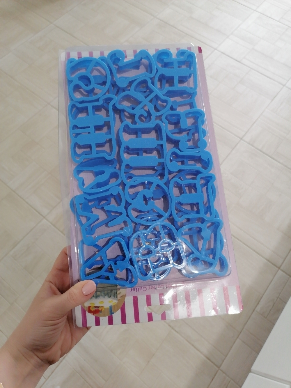 Фотография покупателя товара Набор форм для вырезания печенья «Русский алфавит», цвет голубой - Фото 11