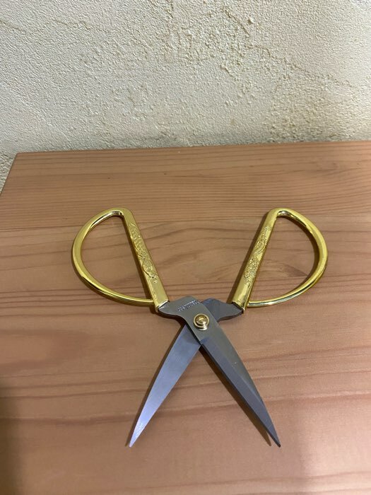 Фотография покупателя товара Ножницы для рукоделия, скошенное лезвие, 6", 15 см, цвет золотой - Фото 3
