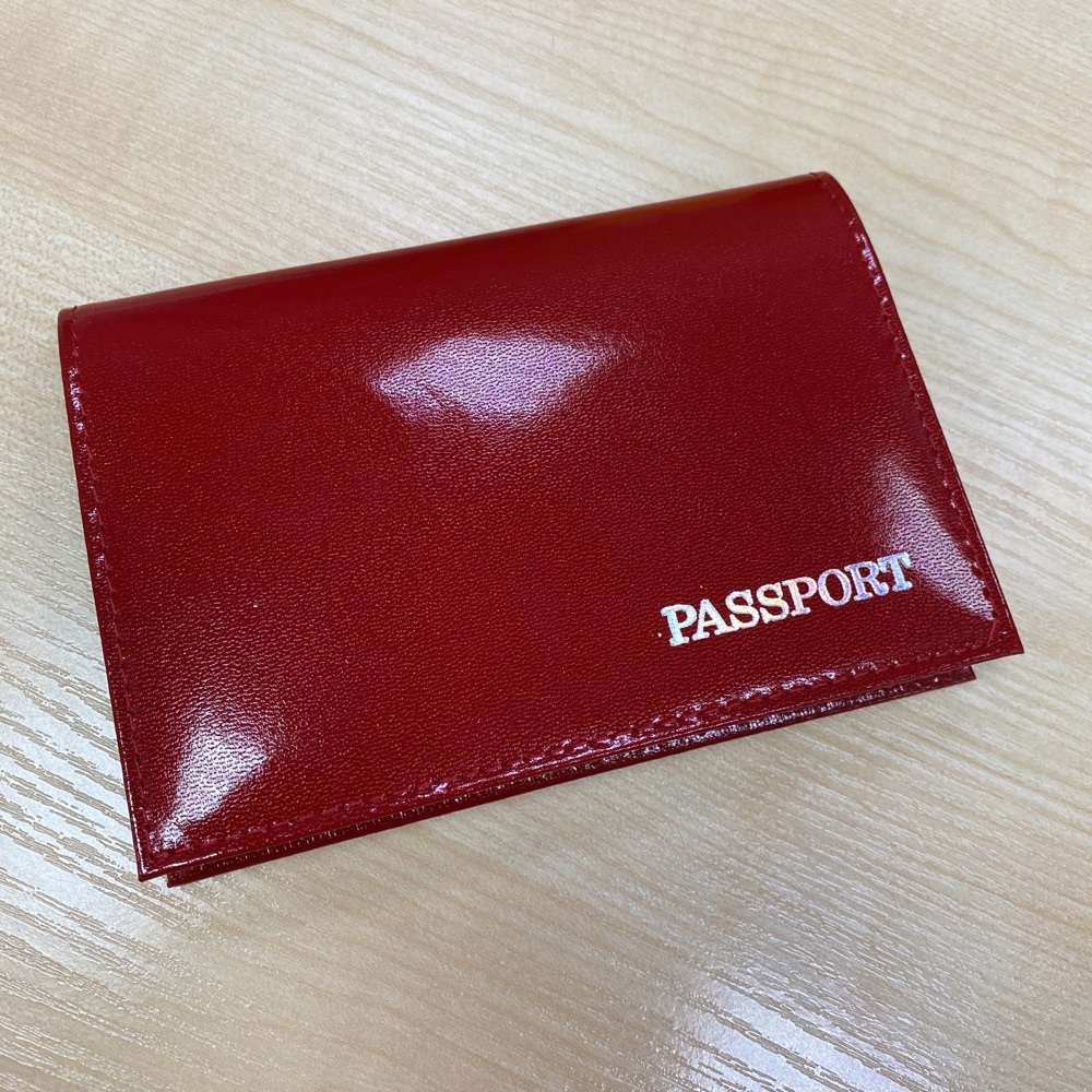 Фотография покупателя товара Обложка для паспорта, цвет красный
