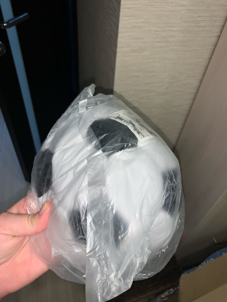 Фотография покупателя товара Мяч футбольный ONLYTOP, PVC, машинная сшивка, 32 панели, р. 3 - Фото 4
