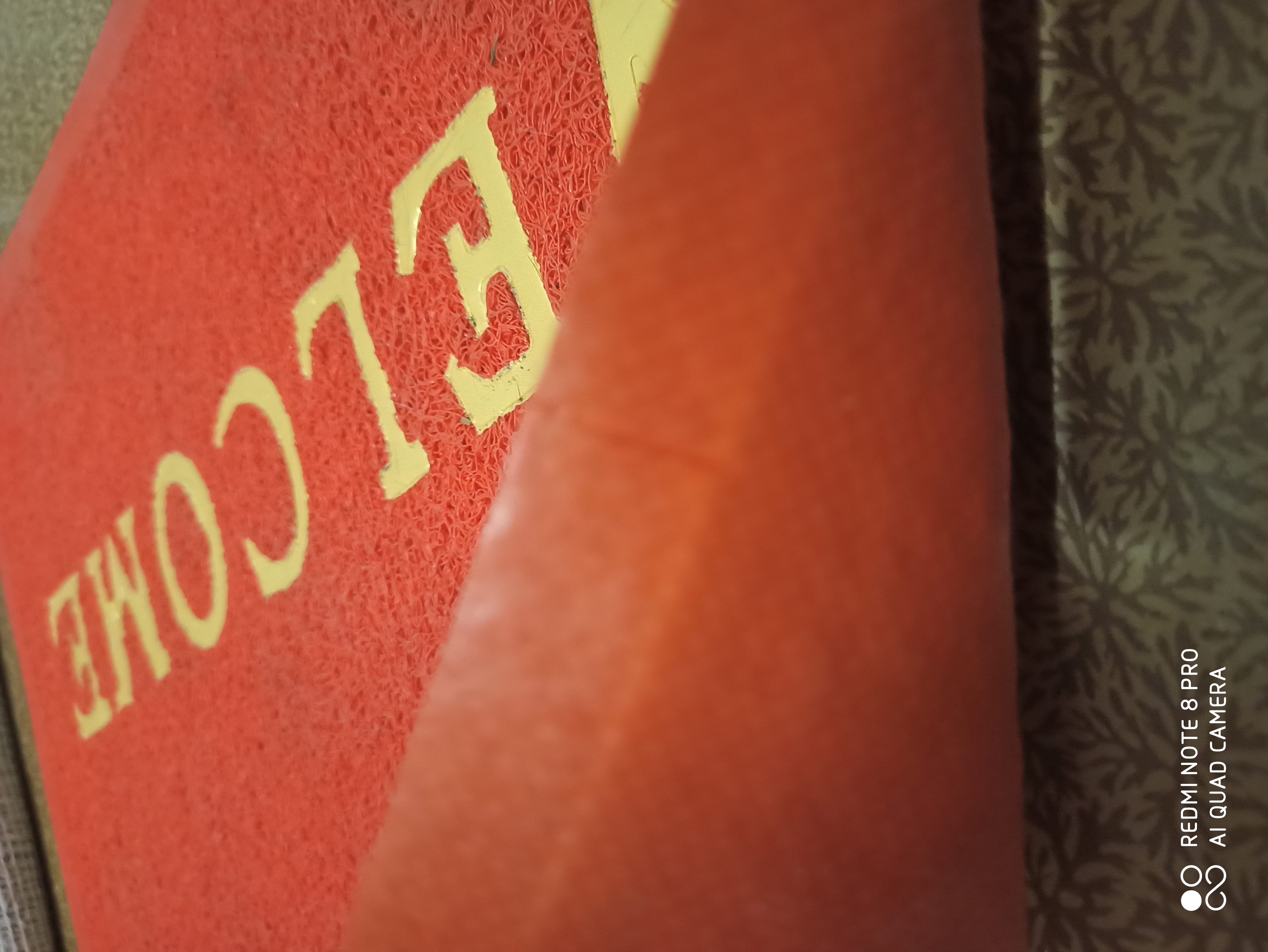 Фотография покупателя товара Коврик придверный грязезащитный Доляна Welcome, 38×58 см, цвет МИКС - Фото 1
