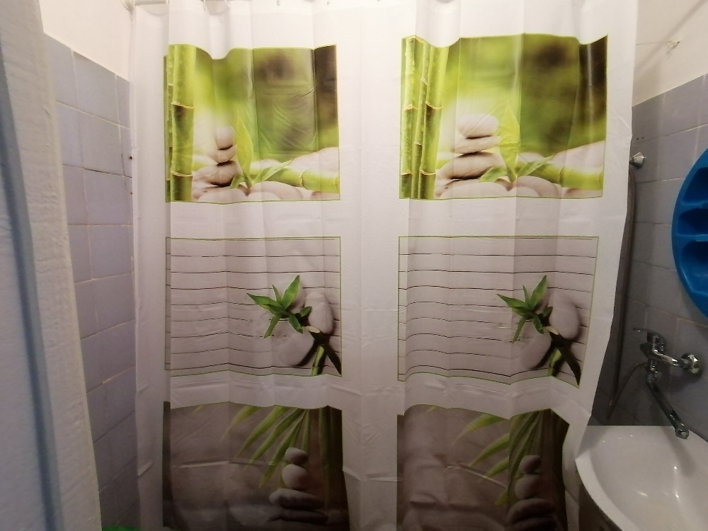 Фотография покупателя товара Штора для ванны Доляна «Дзен», 180×180 см, EVA