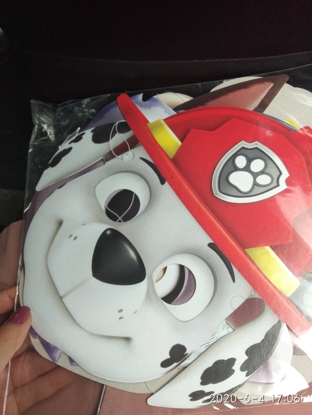 Фотография покупателя товара Набор карнавальных масок, 5 штук, Щенячий патруль - Фото 9