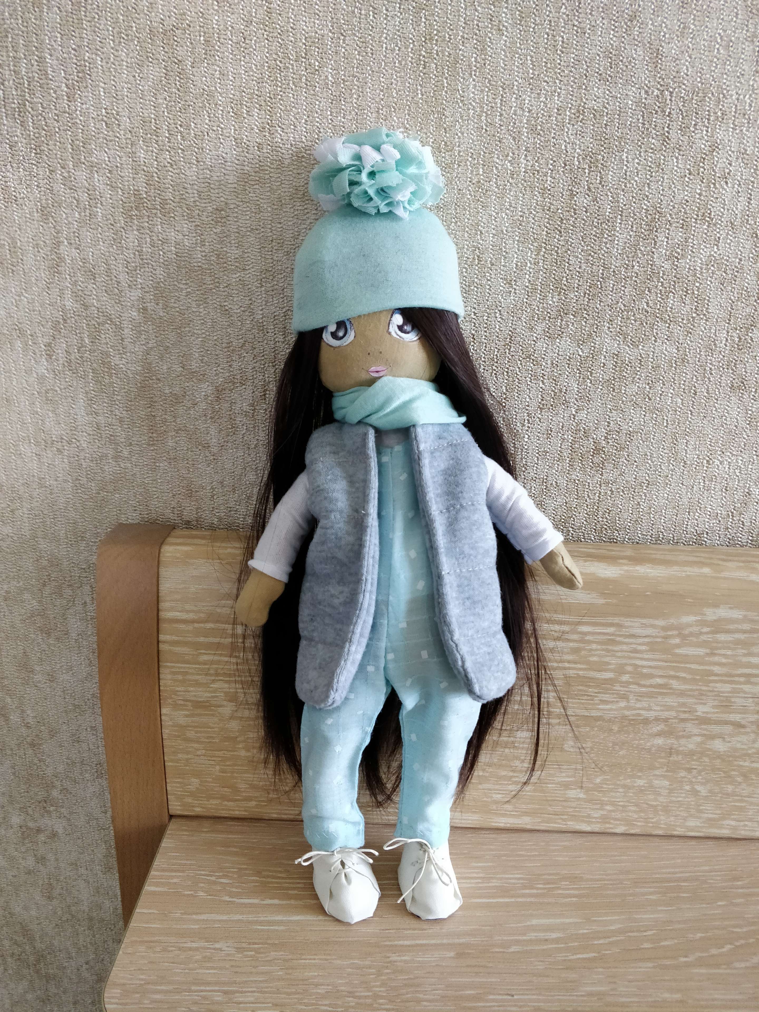 Фотография покупателя товара Набор для шитья. Интерьерная кукла «Молли», 30 см - Фото 1