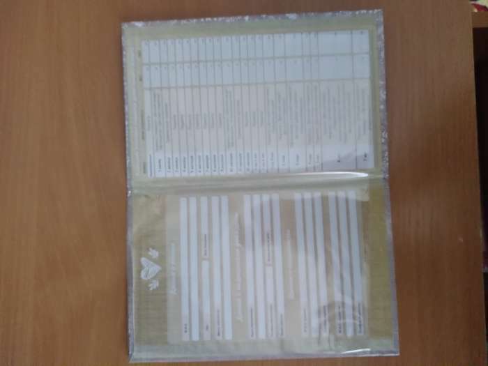 Фотография покупателя товара Папка для медицинского полиса "Коллаж", 17,5 х 11,3 см