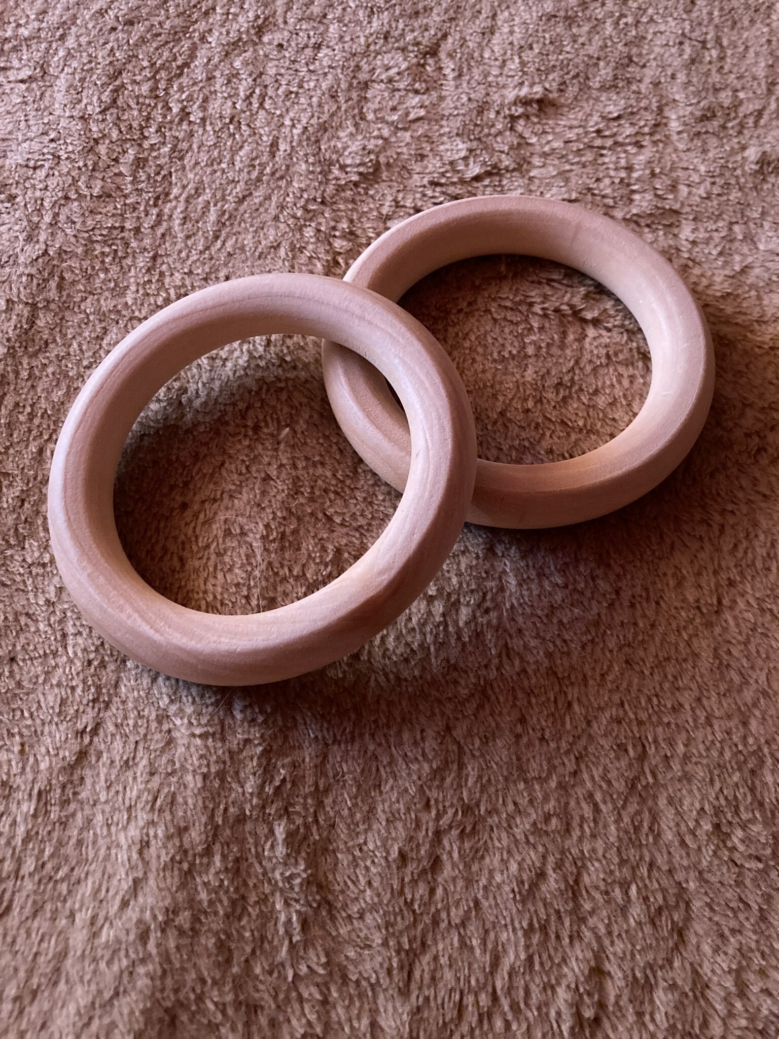 Фотография покупателя товара Набор колец для макраме, деревянные, d = 5/7 см, 2 шт - Фото 9