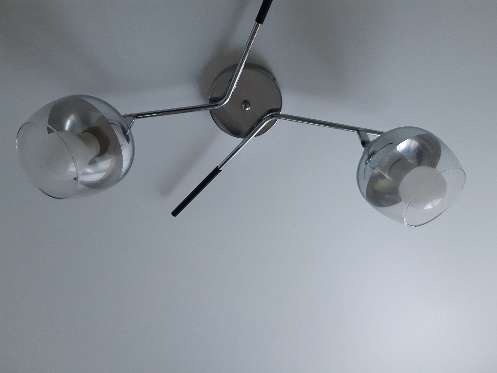 Фотография покупателя товара Люстра спот 1661/2 2хE27 60W хром/белый - Фото 1