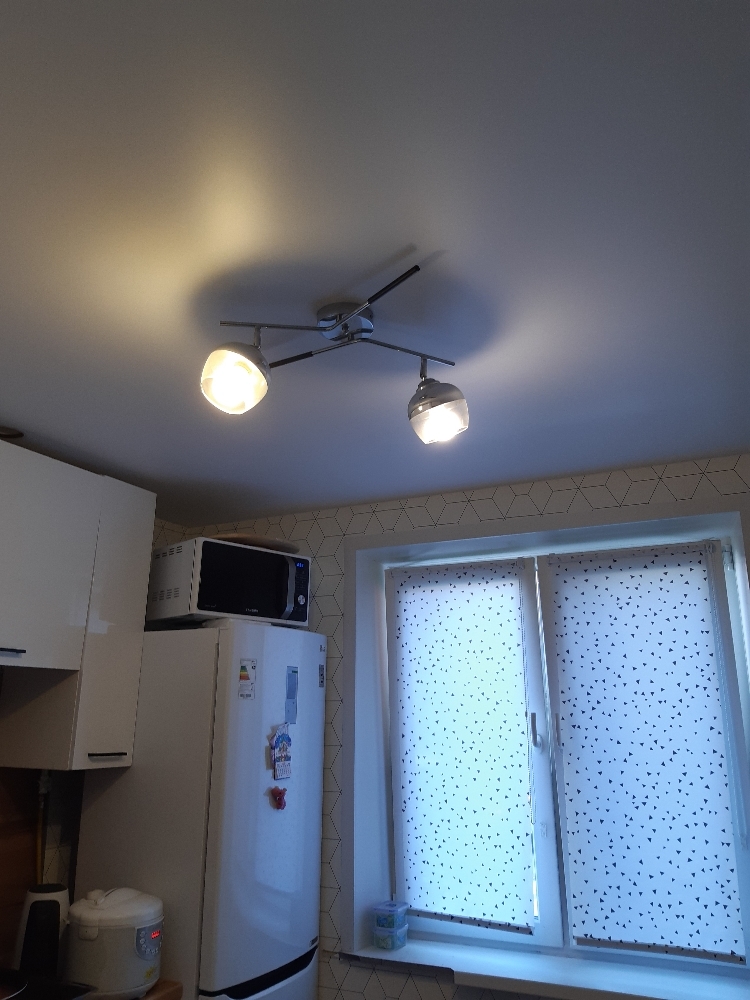 Фотография покупателя товара Люстра спот 1661/2 2хE27 60W хром/белый - Фото 5