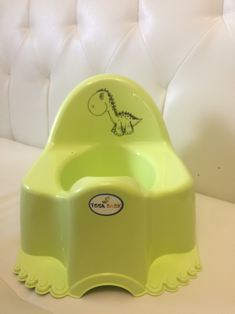 Фотография покупателя товара Горшок детский «Динозаврик Дино», цвет зелёный