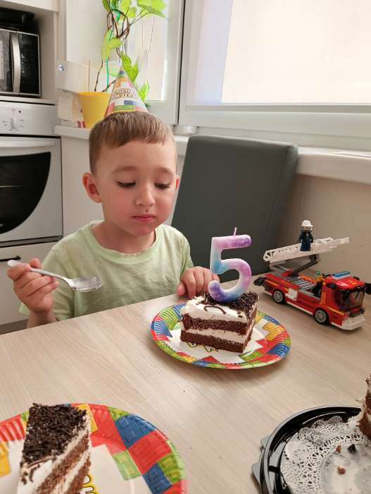 Фотография покупателя товара Свеча в торт на день рождения «‎Цветное конфетти»‎, цифра "8", 5.5 см - Фото 33
