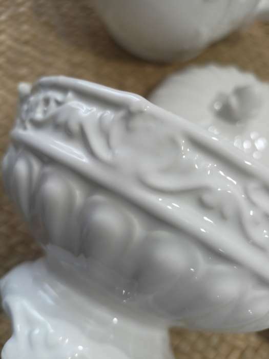 Фотография покупателя товара Конфетница керамическая «Винтаж», 300 мл, цвет белый