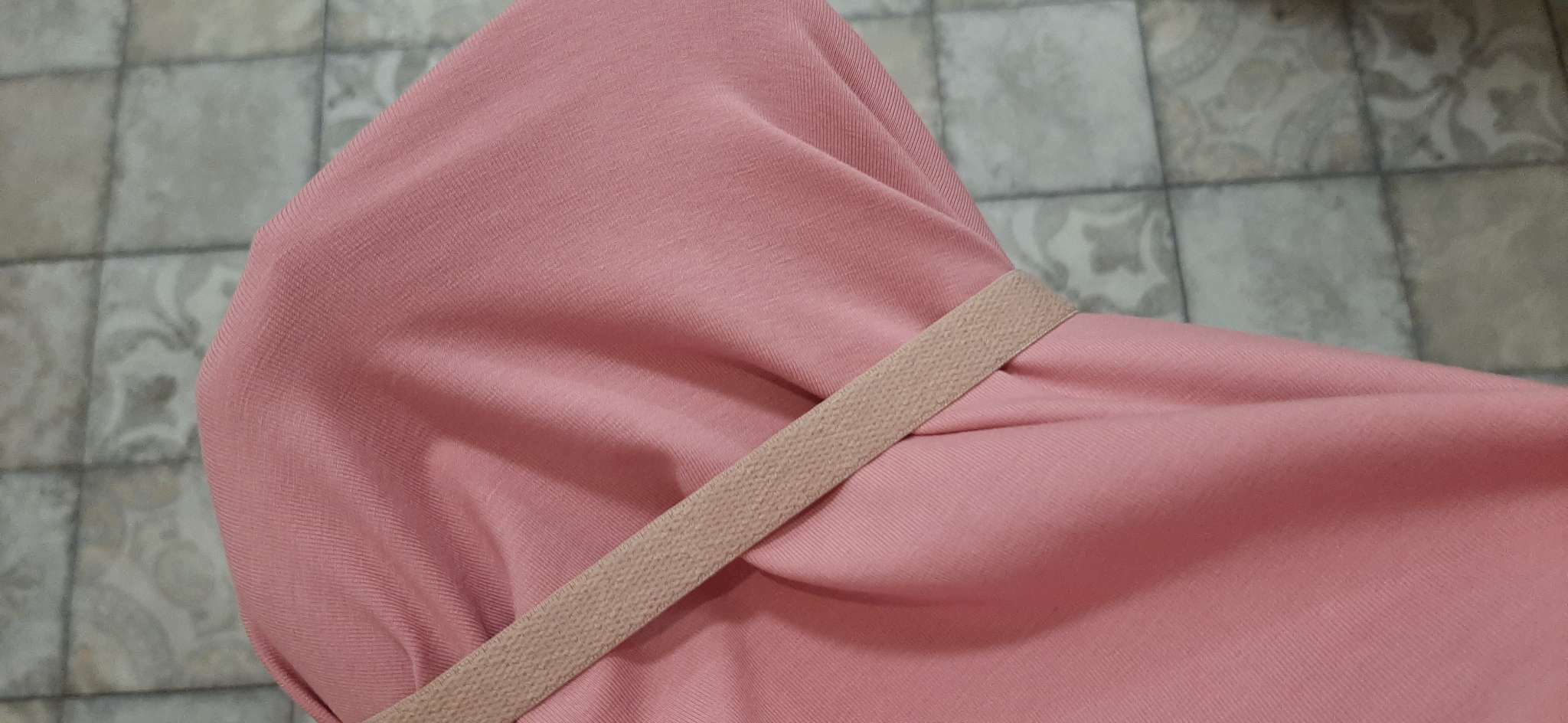 Фотография покупателя товара Футболка женская Basic line, цвет пыльно-розовый, р-р 50