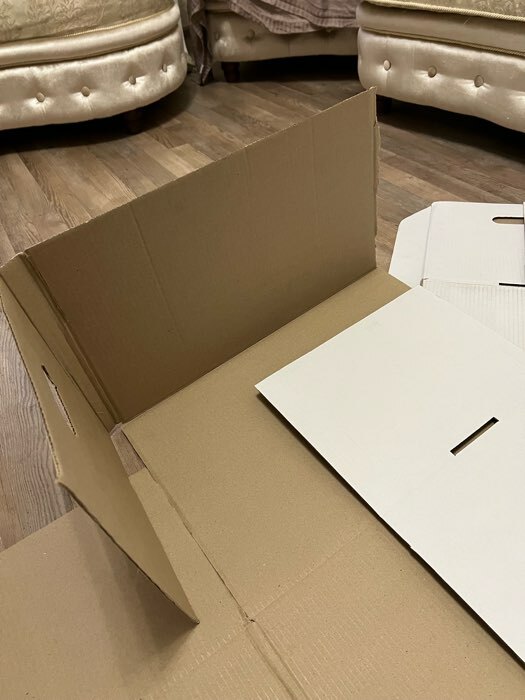 Фотография покупателя товара Коробка для хранения, белая, 48 х 32,5 х 29,5 см