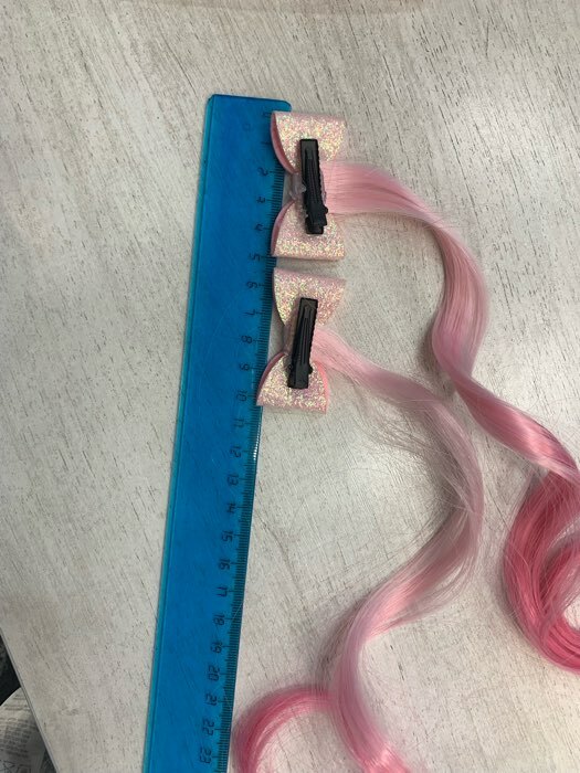 Фотография покупателя товара Набор прядей для волос на зажиме, розовый, 40 см "Пинки Пай", My Little Pony - Фото 2