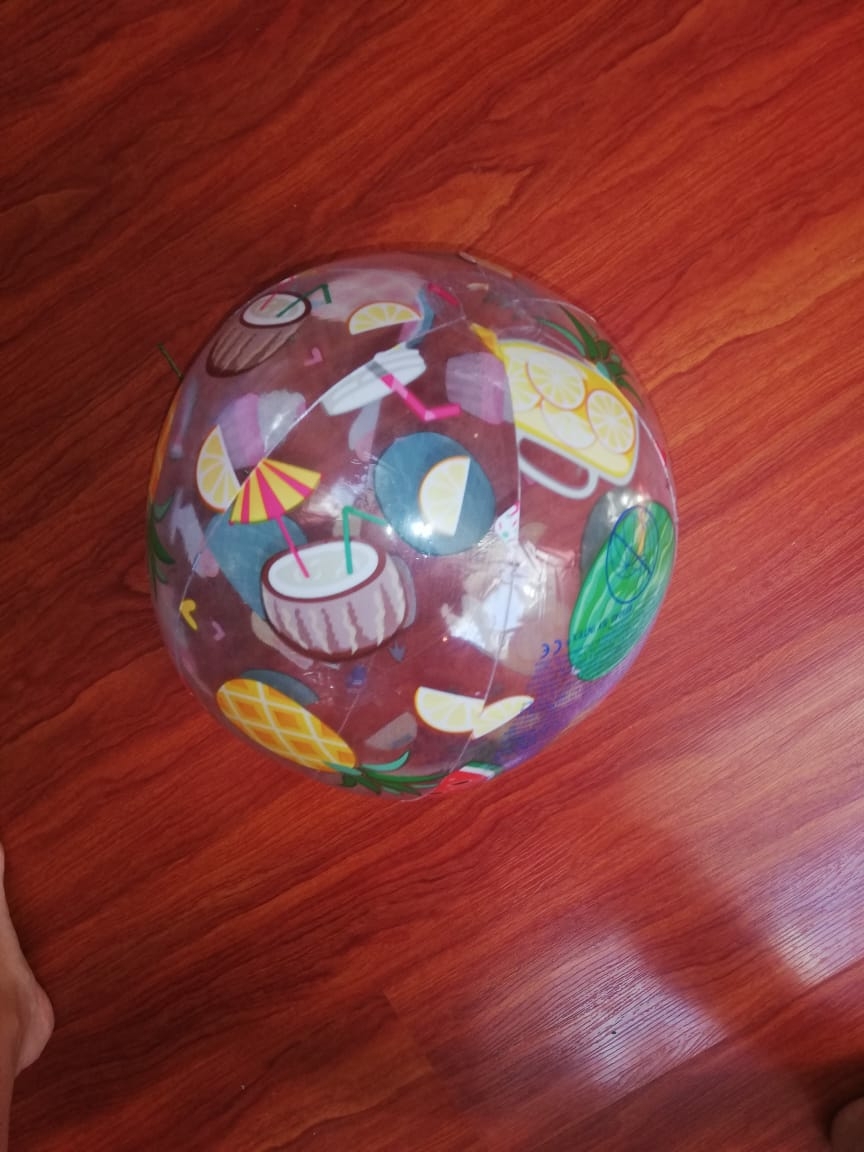 Фотография покупателя товара Мяч пляжный «Узоры», d=51 см, от 3 лет, цвет МИКС, 59040NP INTEX - Фото 5