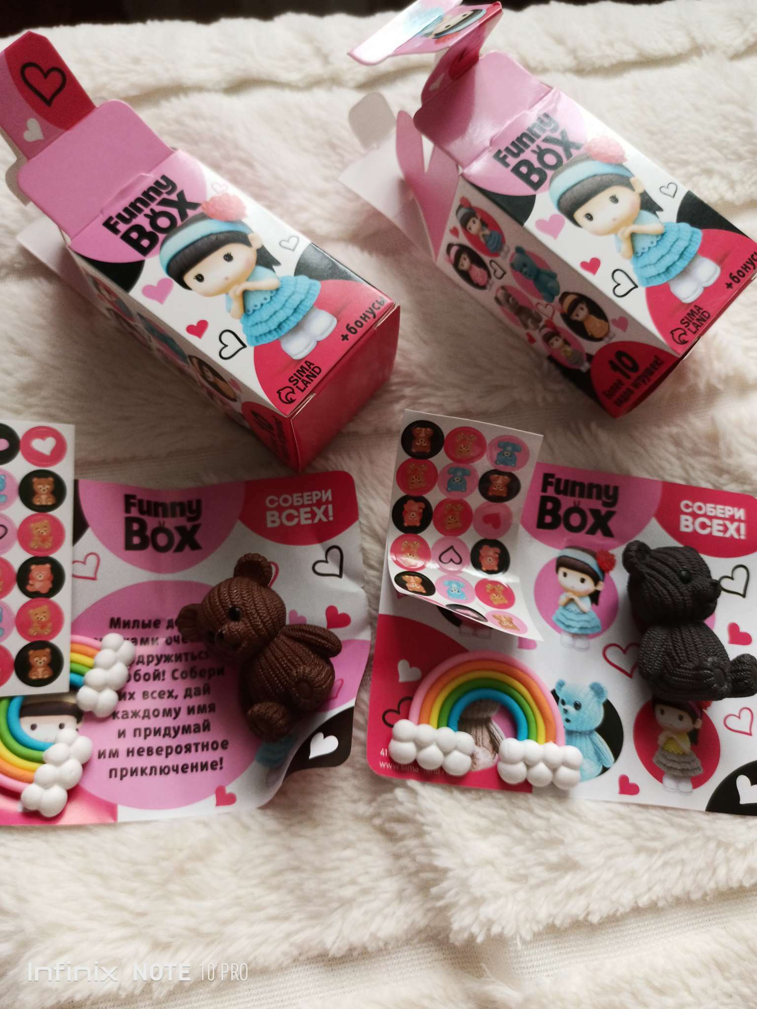Фотография покупателя товара Набор для детей Funny Box «Девочка с мишкой», МИКС - Фото 1