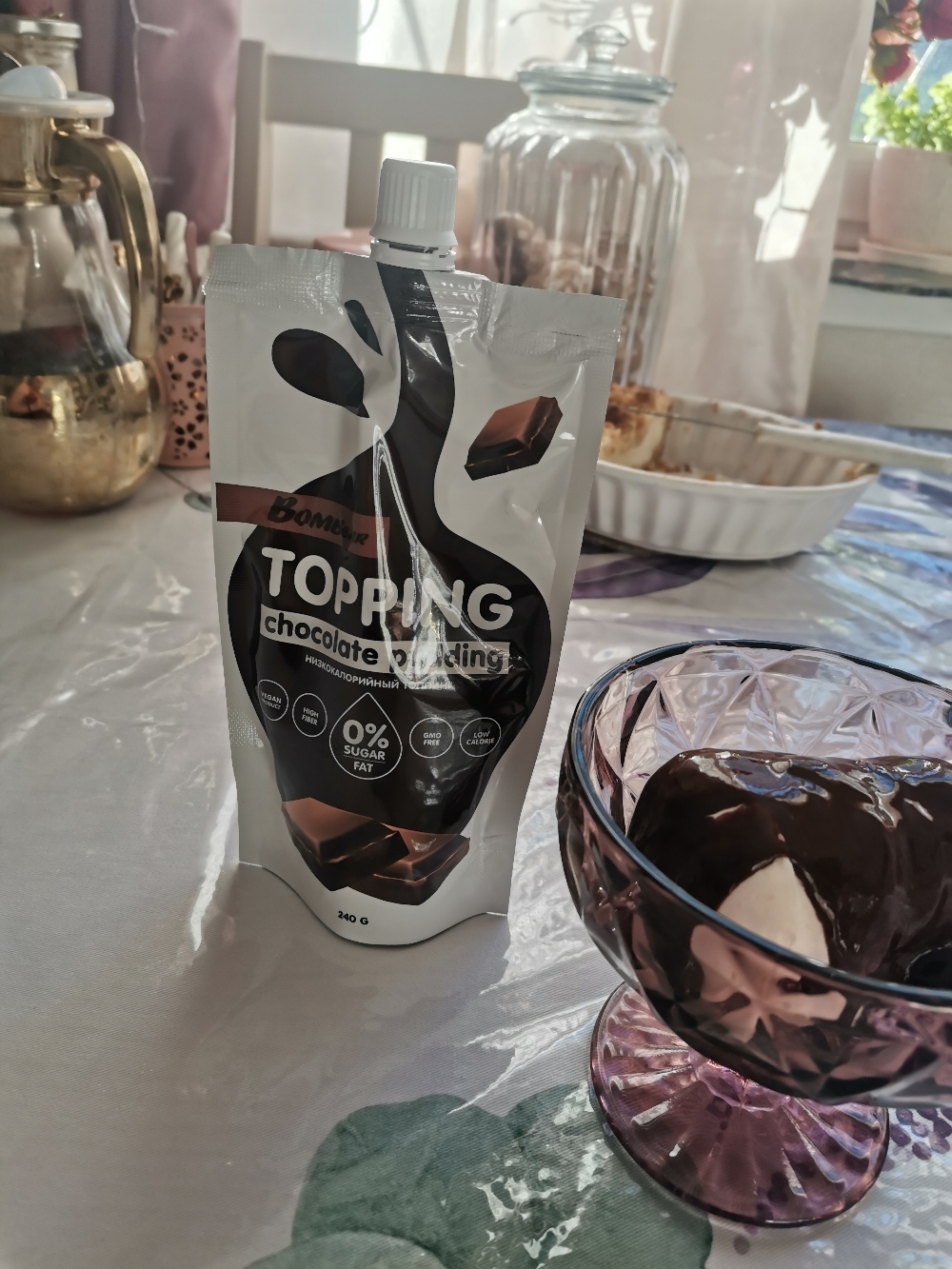 Фотография покупателя товара Топпинг Bombbar, шоколадный пудинг, спортивное питание, 240 г - Фото 3