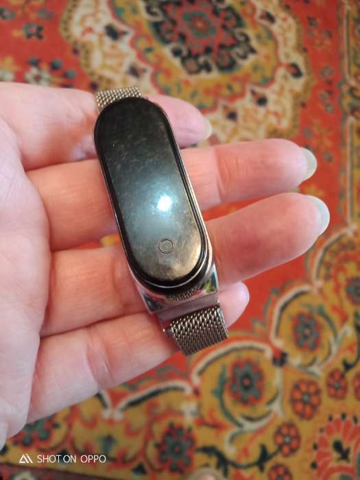 Фотография покупателя товара Часы наручные электронные с металлическим ремешком, белые - Фото 1