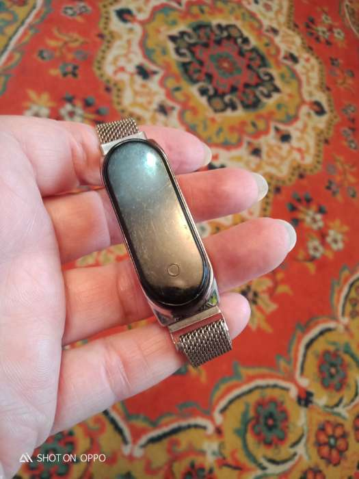 Фотография покупателя товара Часы наручные электронные с металлическим ремешком, белые - Фото 3