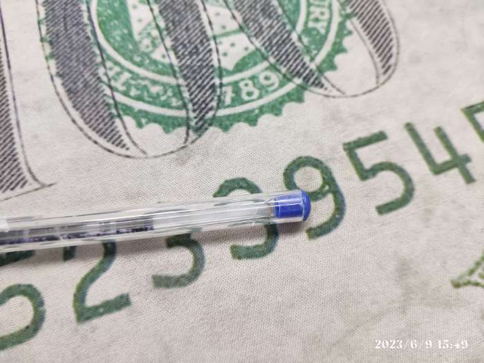 Фотография покупателя товара Ручка шариковая 0,7 мм, стержень синий, корпус прозрачный, колпачок синий - Фото 8