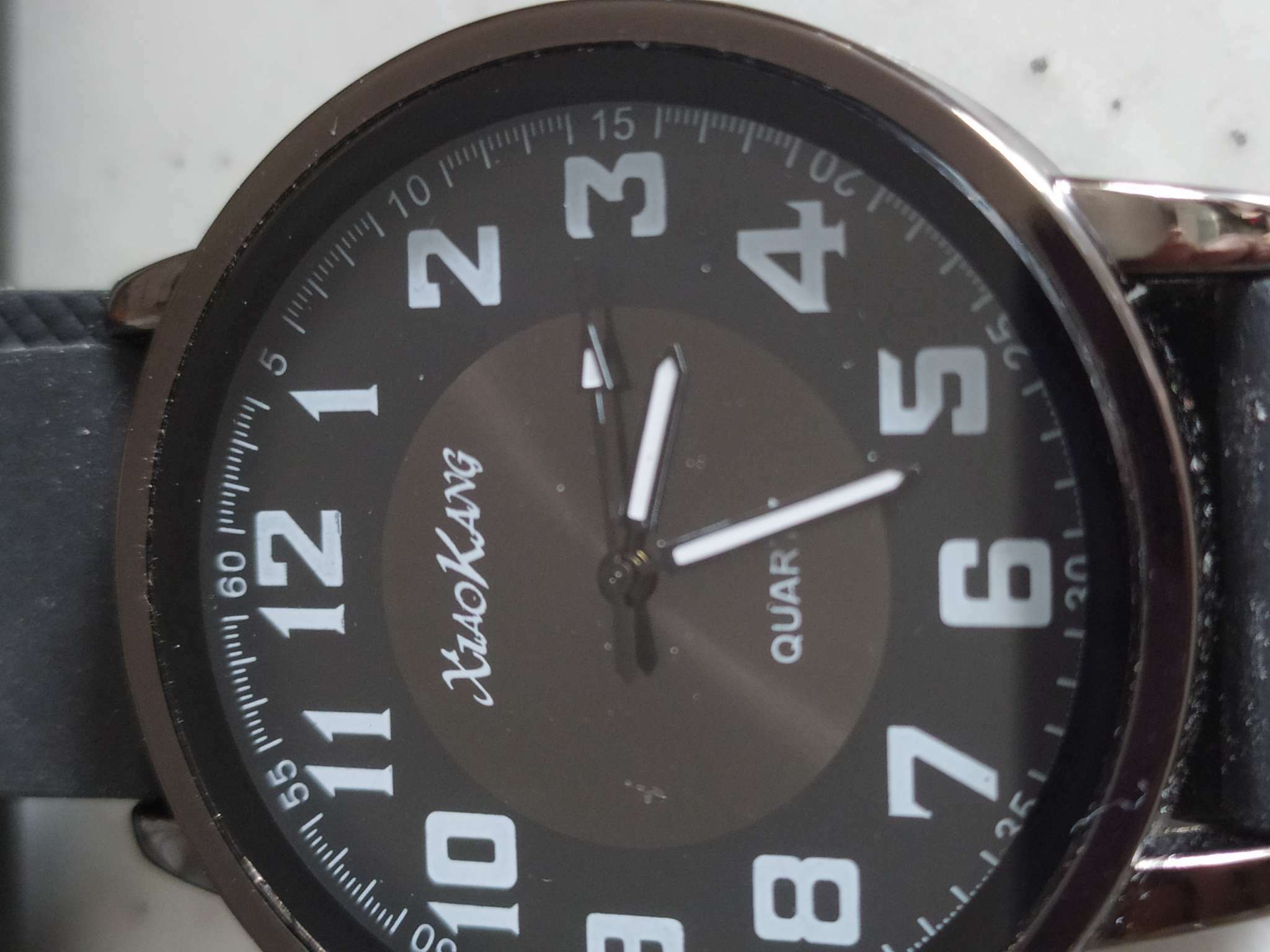 Фотография покупателя товара Часы наручные кварцевые мужские "Гарленд", ремешок силикон, d-4.5 см - Фото 3