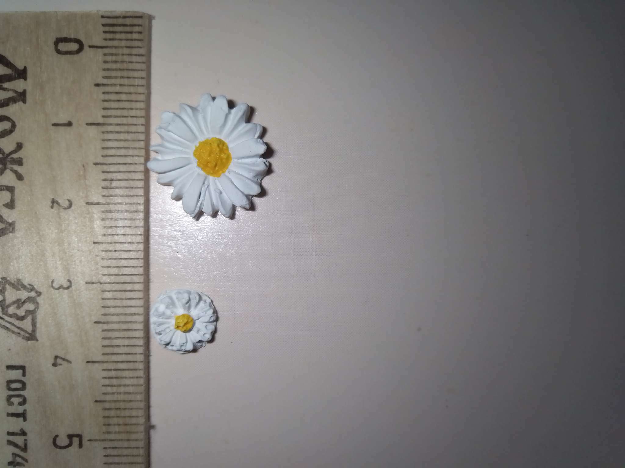 Фотография покупателя товара Молд силиконовый "Один маленький, один большой цветок" d-1,6 см, d-0,9 см - Фото 1