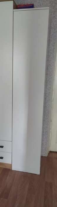 Фотография покупателя товара Шкаф распашной двухстворчатый Мори, 802х504х2100, Белый - Фото 107